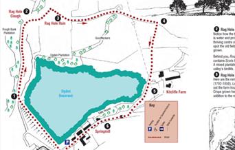 Map of the Kitcliffe Walk