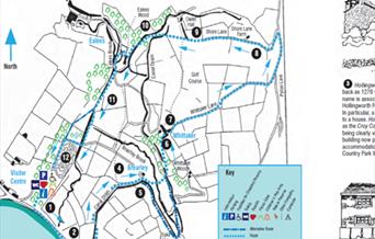 A map of the Whittaker Hollingworth Lake walk