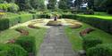 Flower beds at Denehurst Park.