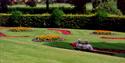 Flower display at Hare Hill Park.