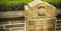 The plaque remembering the Rochdale members of the Lancashire Fusiliers.