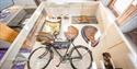 Museum display: bike
