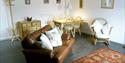 living room inside Fielden Farm cottage