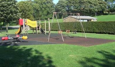 Play area at Milnrow Memorial Park.
