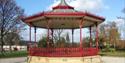 Rochdale Broadfield Park bandstand.