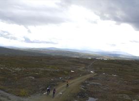 Sykkeltur til Storwarz. Dronebilde.