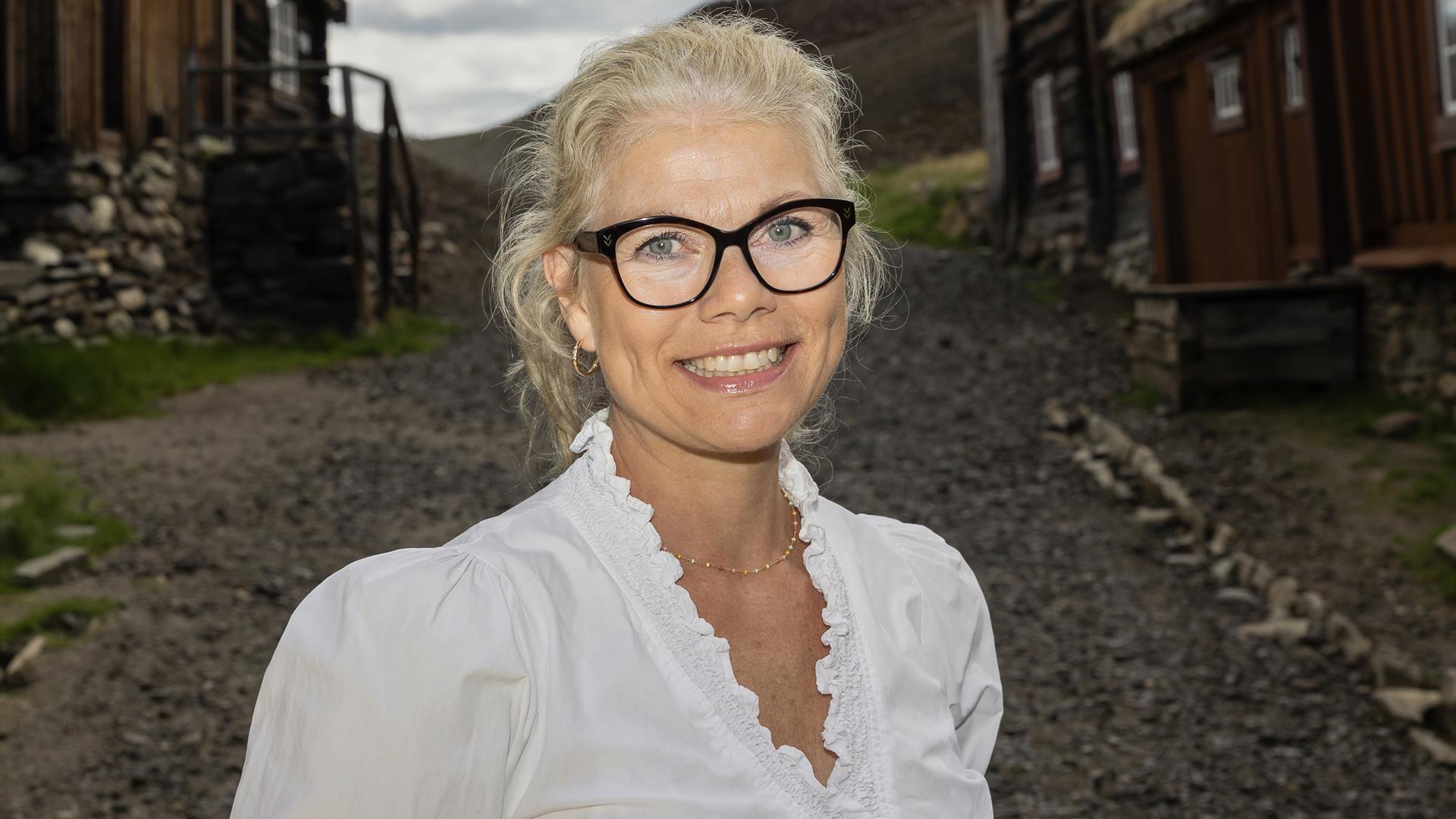 Reiselivssjef Tove R. Martens i Sleggveien, sommer.