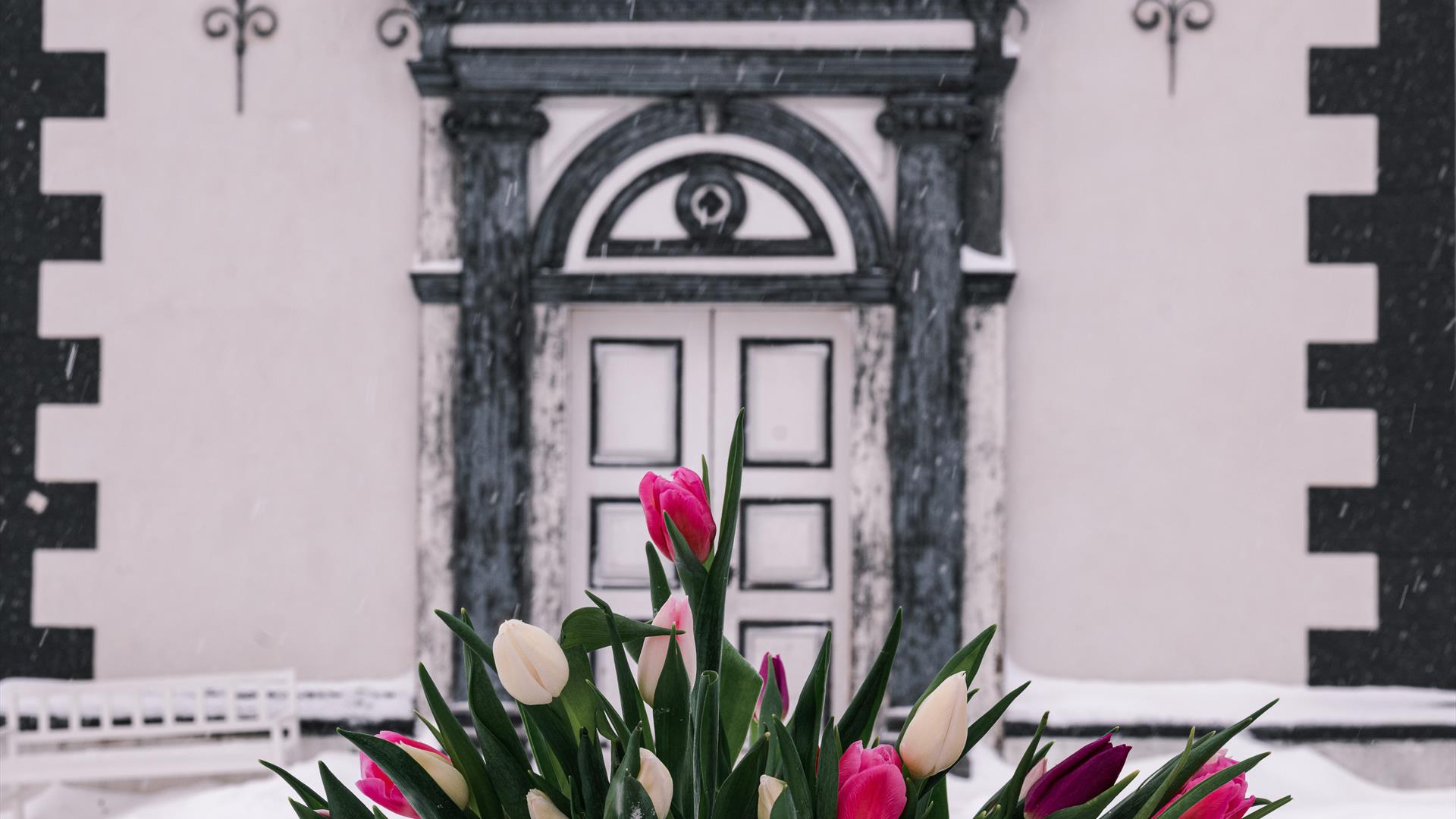 kurs og konferanse blomster og dekor