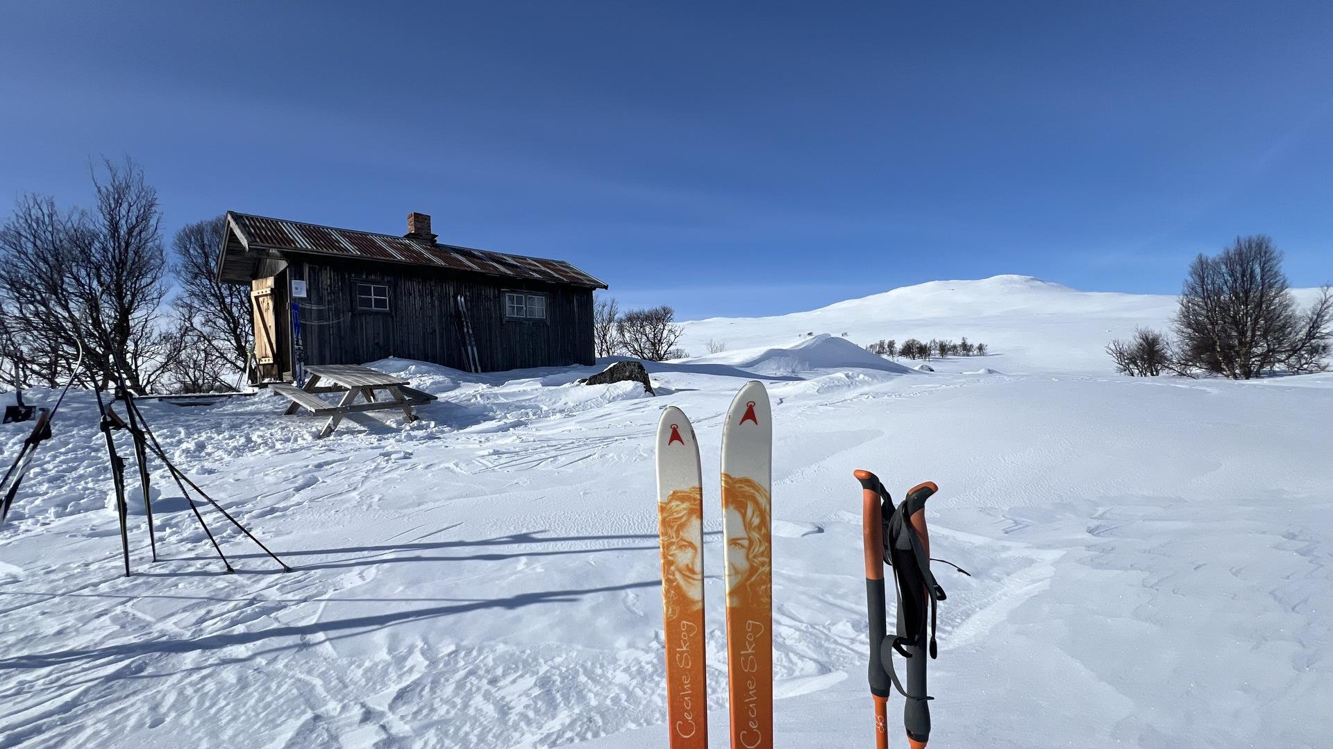 Skitur-hytte