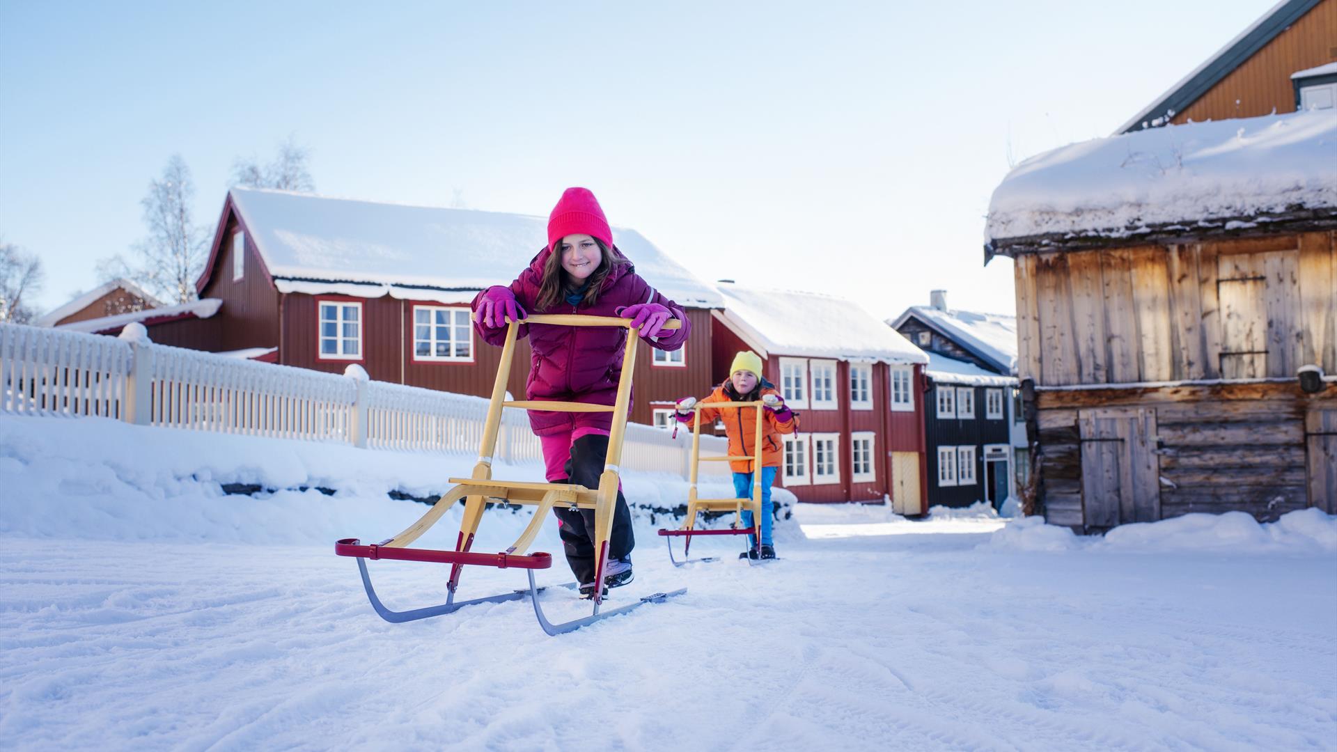 kicksleigh,winter,easter,Røros