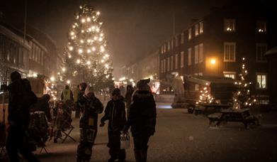 Julegrantenning på Røros