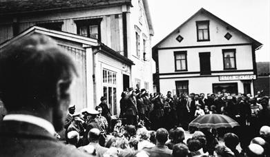 80 år siden fredsutbruddet: jubel og oppgjør, musea og NS Tolga