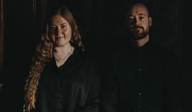 Qvam/Plassen m/ gjester på Huldra, Alvdal