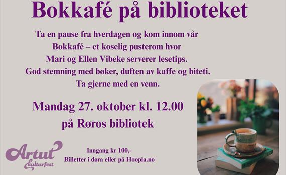 Bokkafé på biblioteket