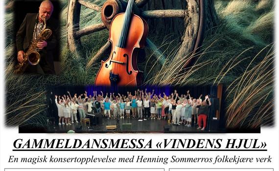 Gammeldansmessa "Vindens Hjul" en magisk konsertopplevelse i Bergstadens Ziir, Røros Kirke, fredag 5. desember 2025 kl. 22:00.