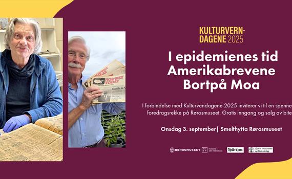 Foredrag – Kulturverndagene 2025