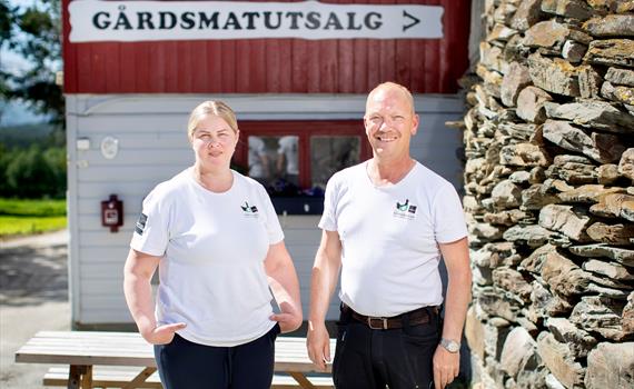 Åpen gårdsbutikk hos Galåvolden Gård