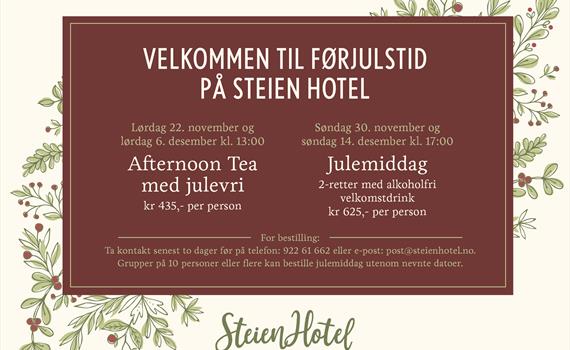 Julearrangement på Steien Hotel