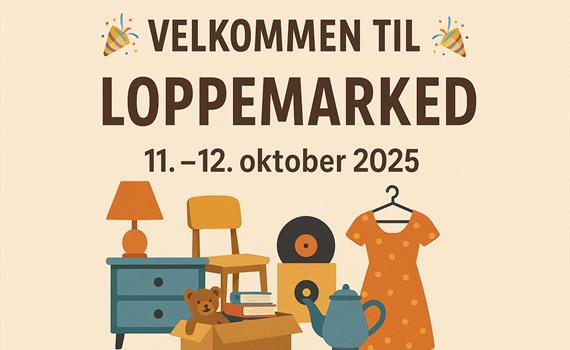 Loppemarked i Os samfunnshus