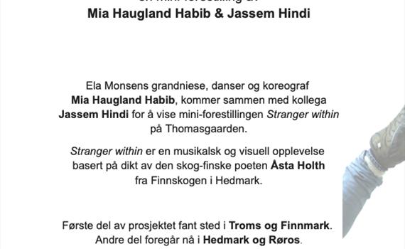 Danseforestilling på Thomasgaarden