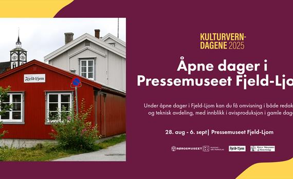 Åpne dager i Pressemuseet Fjeld-Ljom