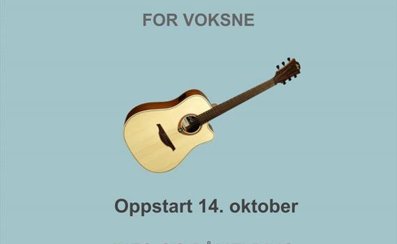 Gitarkurs for voksne på Musikklåven Røros