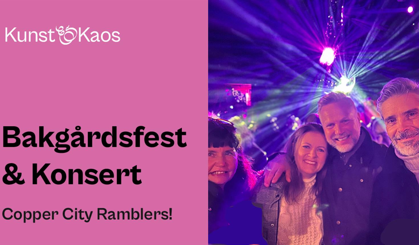 Bakgårdsfest & Konsert hos Kunst & Kaos