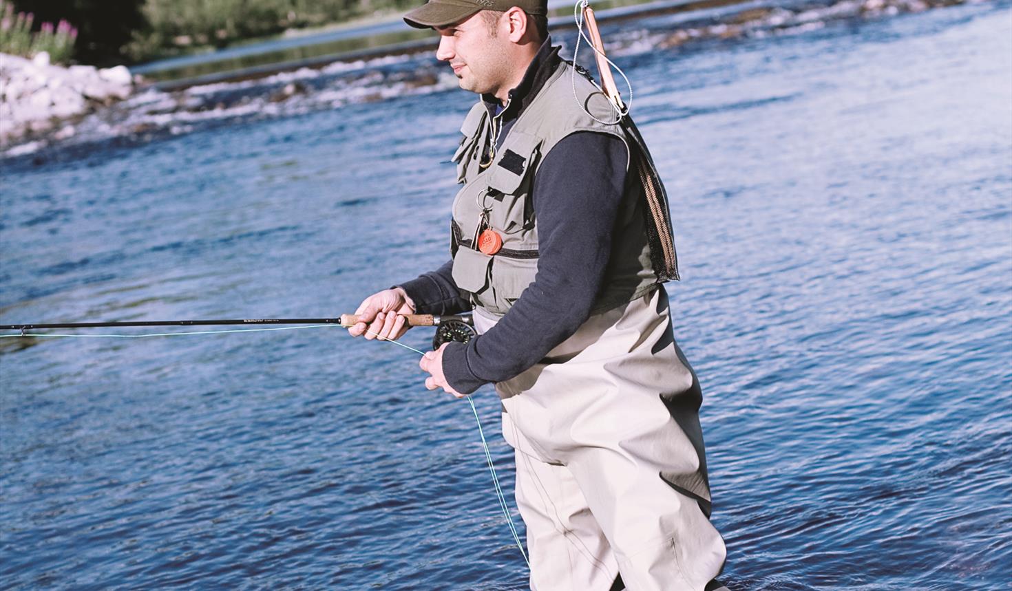 Perfekt for fluefiske og fiske med stang