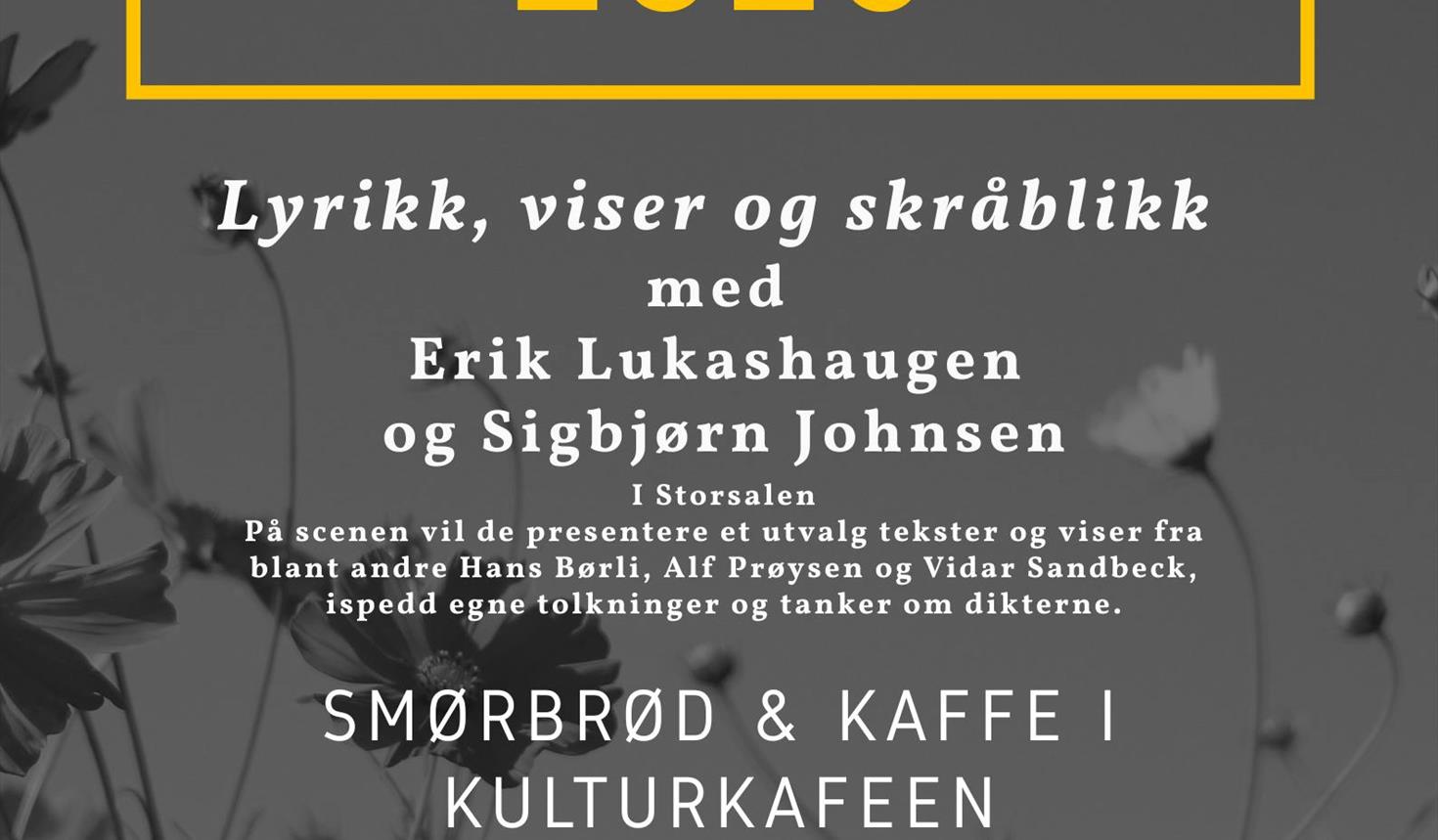 Eldredagen // Konsert med Erik Lukashaugen og Sigbjørn Johnsen