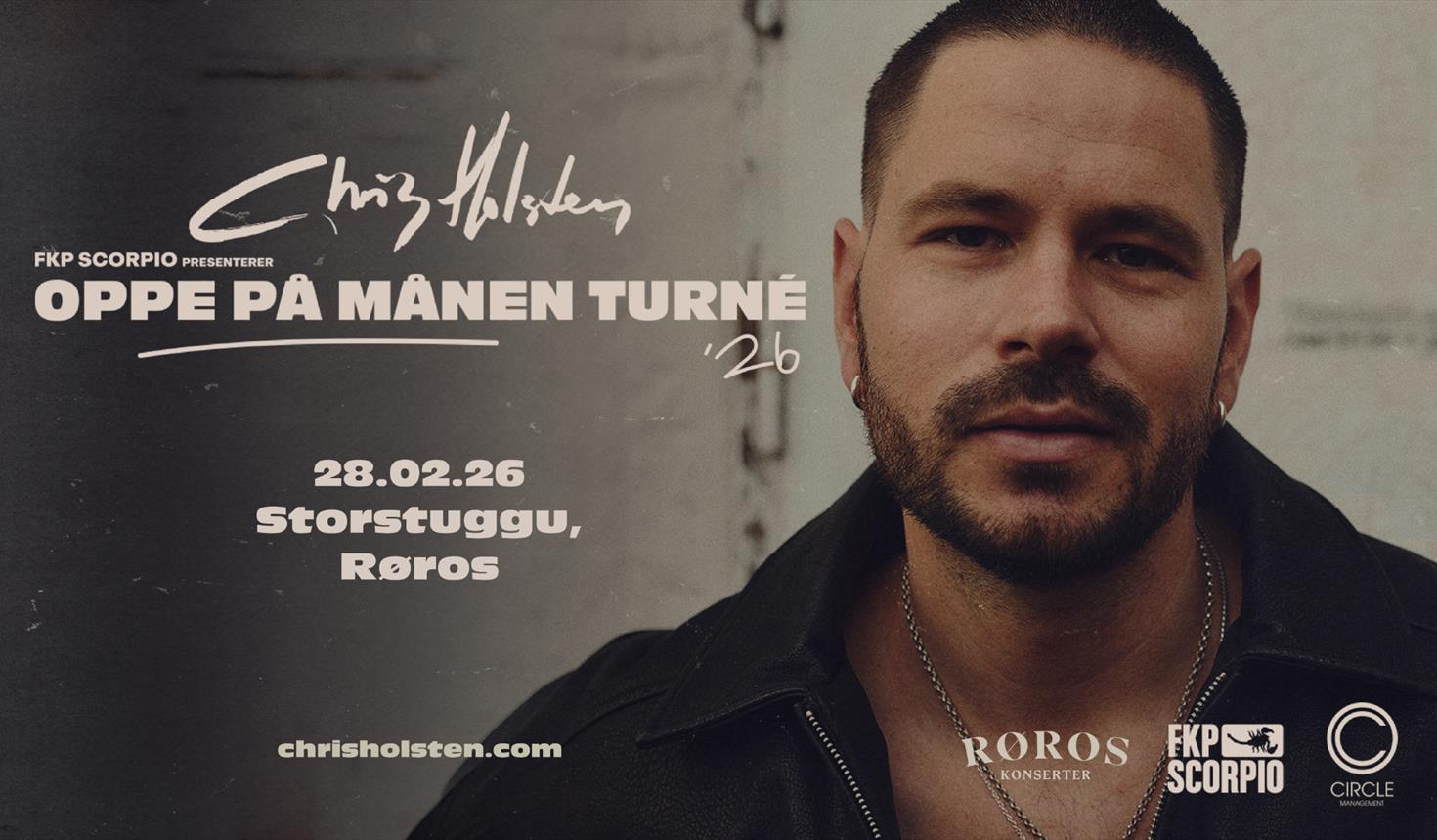 Røros Konserter: Chris Holsten - Opp På Månen Turnè