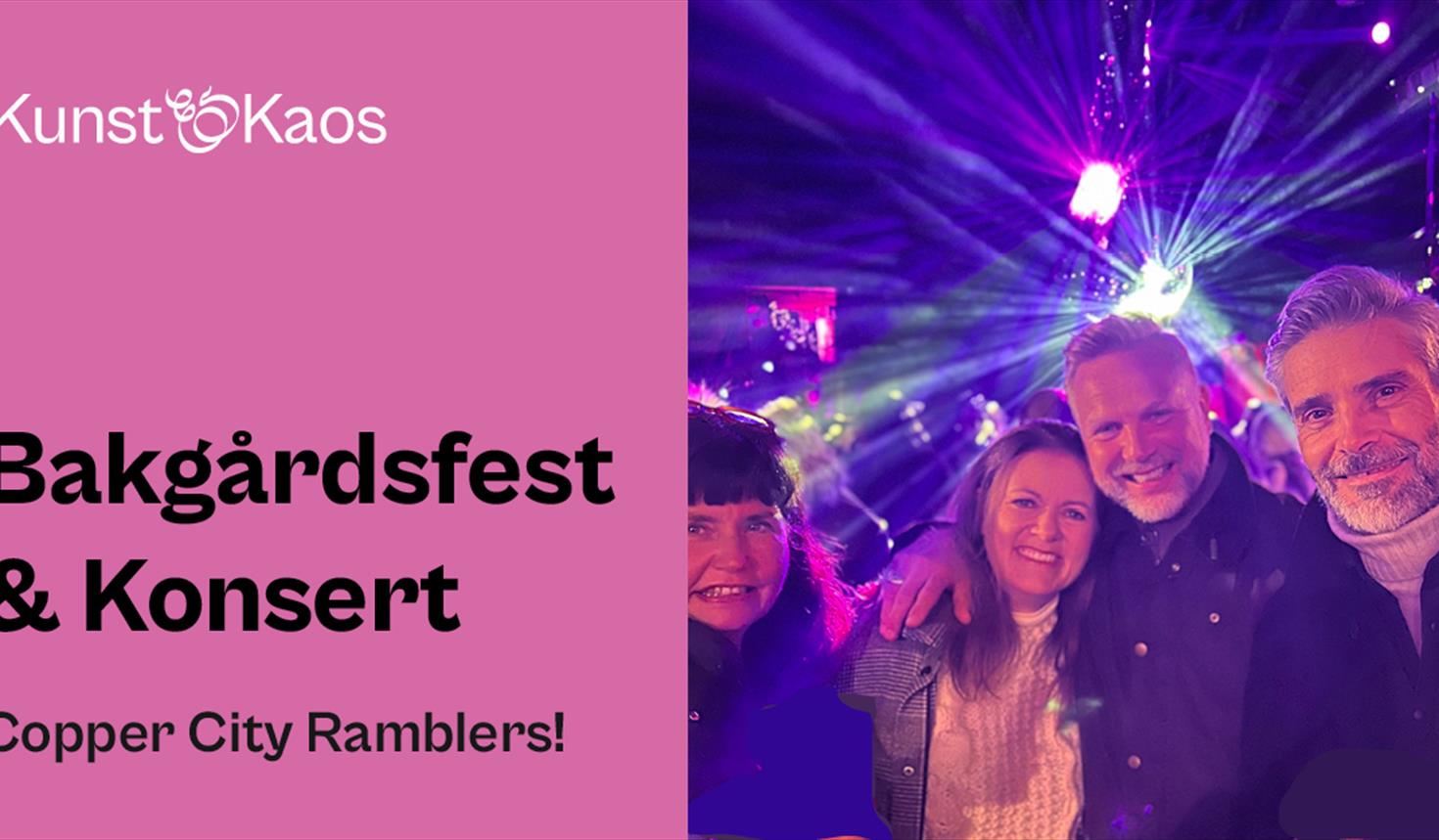 Bakgårdsfest & Konsert hos Kunst & Kaos