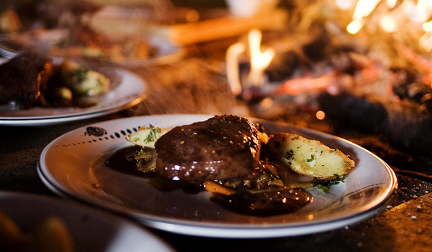 Biffaften og konsert i Koia