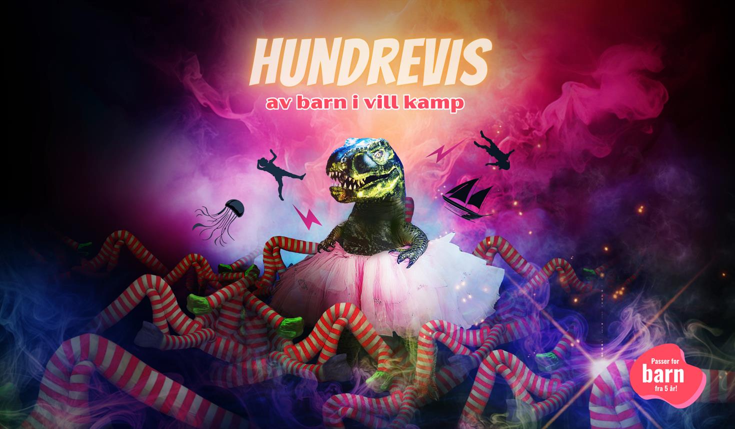 Hundrevis av barn i vill kamp