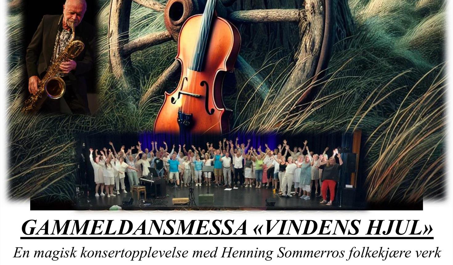 Gammeldansmessa "Vindens Hjul" en magisk konsertopplevelse i Bergstadens Ziir, Røros Kirke, fredag 5. desember 2025 kl. 22:00.