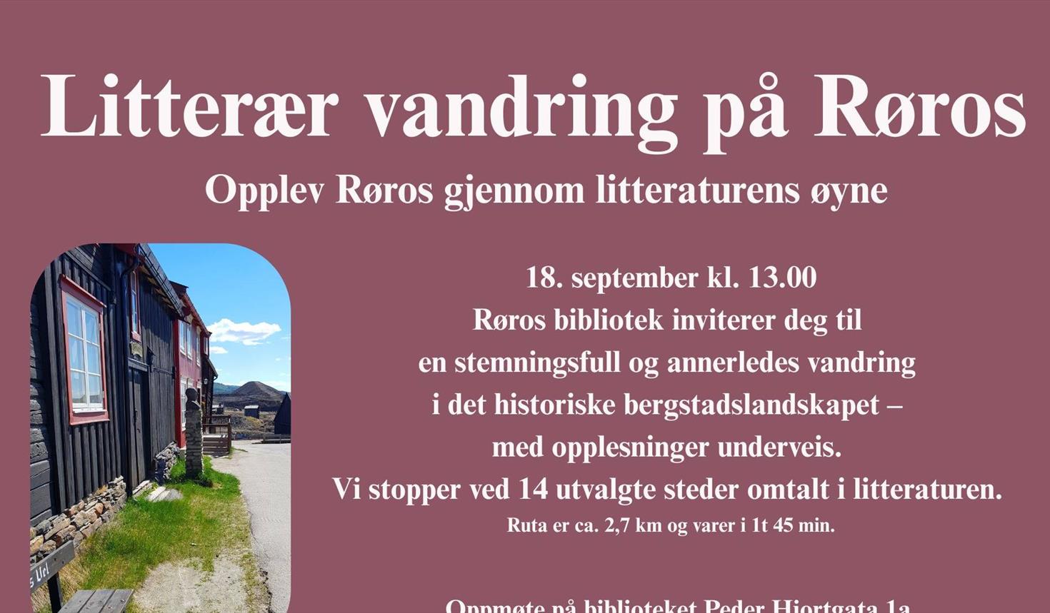 Litterær vandring på Røros