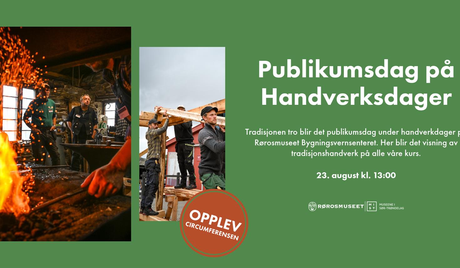 Publikumsdag på Handverksdager