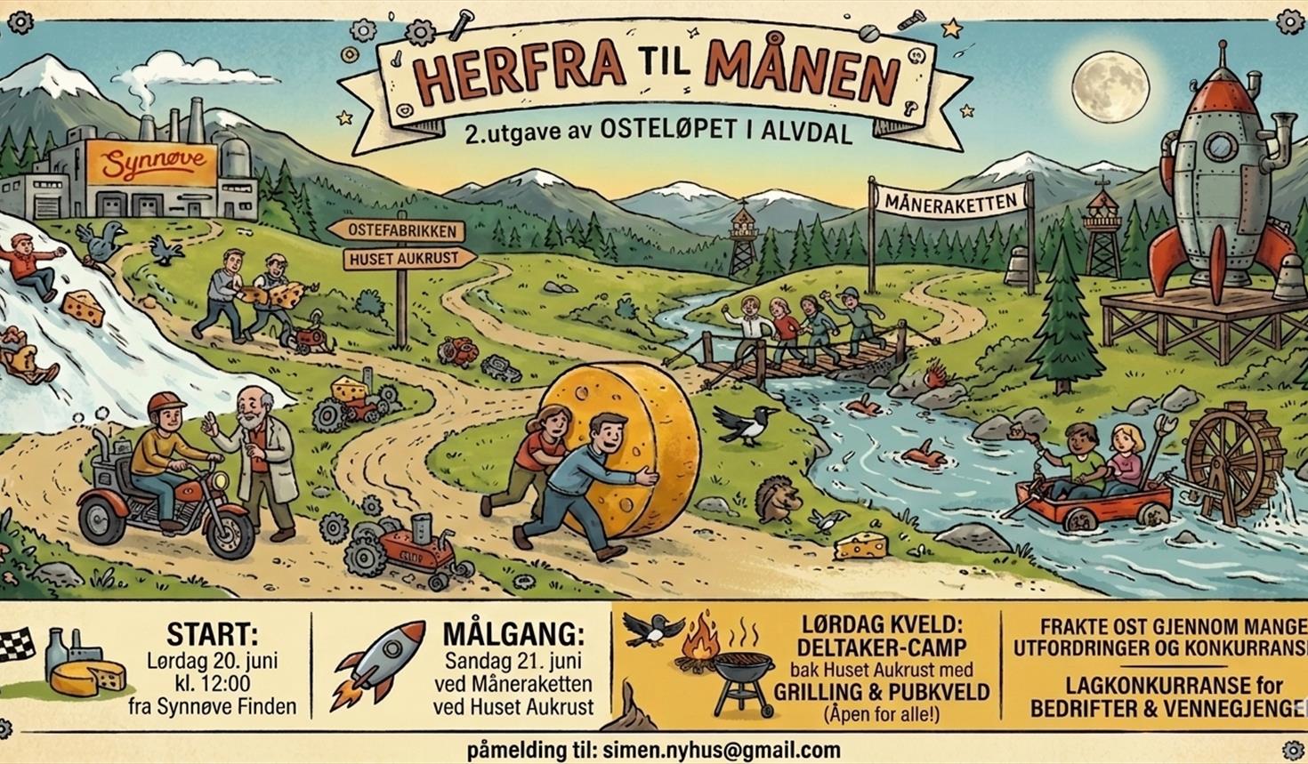 HERFRA TIL MÅNEN - Osteløpet i Alvdal 2026
