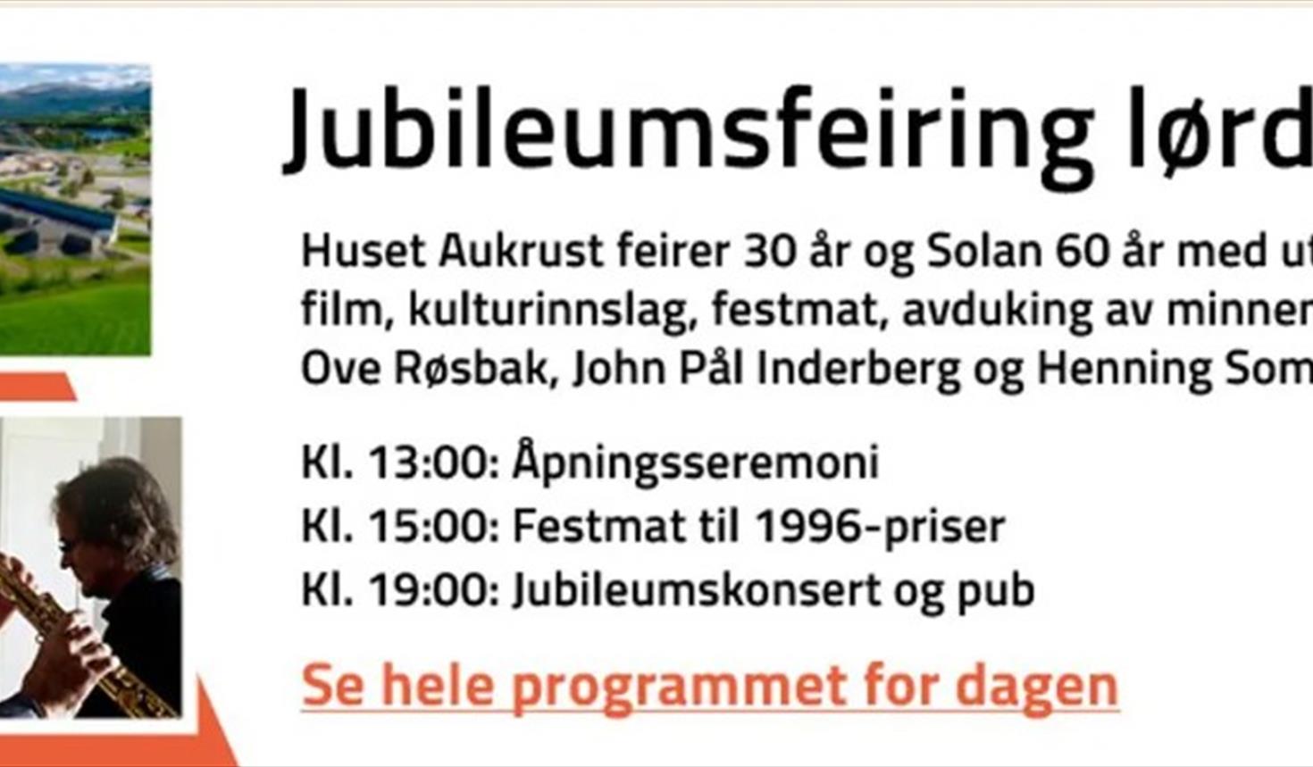 Jubileumsfeiring Huset Aukrust
