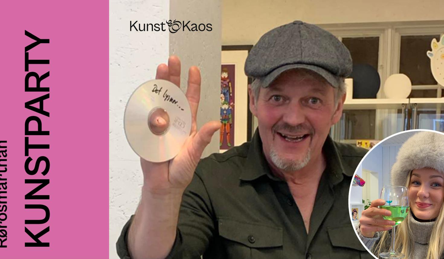 KUNSTPARTY hos Kunst & Kaos i Martnan