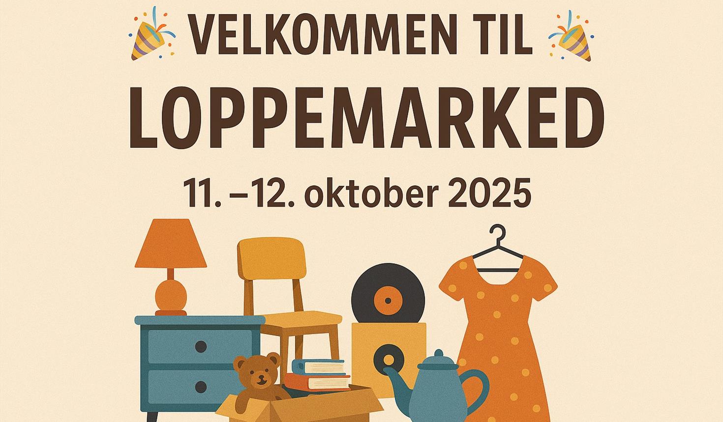 Loppemarked i Os samfunnshus