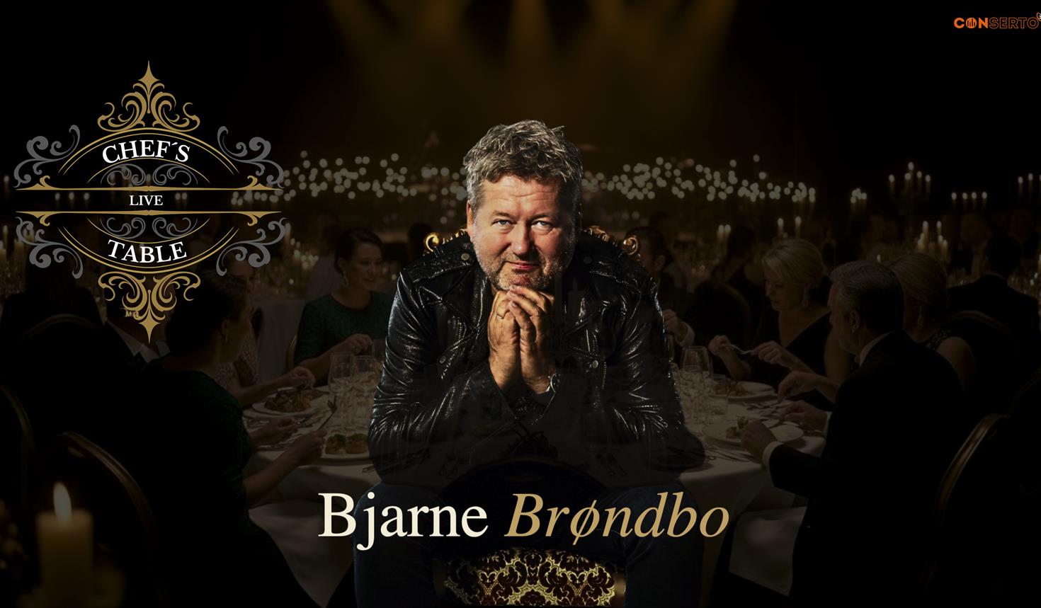 5-retters dinnershow med Bjarne Brøndbo