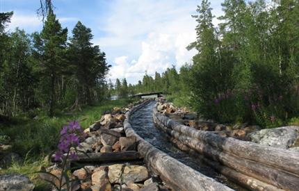 Timber-canals and chutes