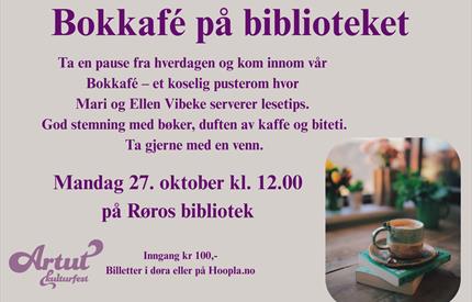 Bokkafe på Røros bibliotek