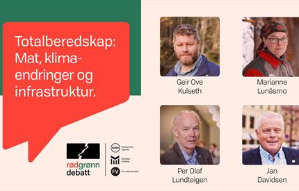 Rødgrønn debatt // Totalberedskap; mat, klimaendringer og infrastruktur