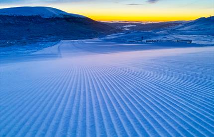 Morgonskidåkning i Tänndalen