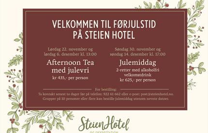 Julearrangement på Steien Hotel