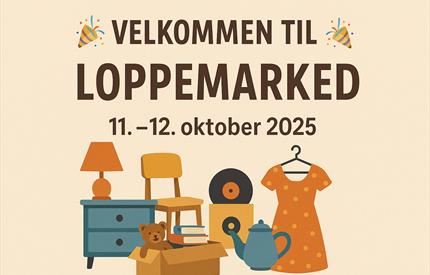 Loppemarked i Os samfunnshus