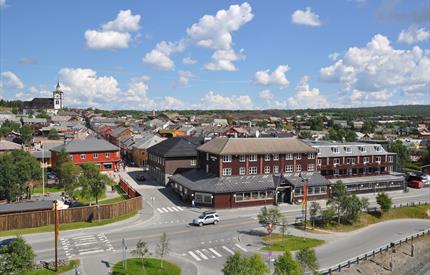 Fasade-Bergstadens Hotel- Røros