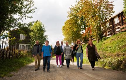 Vandring i Vingelen nasjonalparklandsby