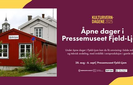 Åpne dager i Pressemuseet Fjeld-Ljom